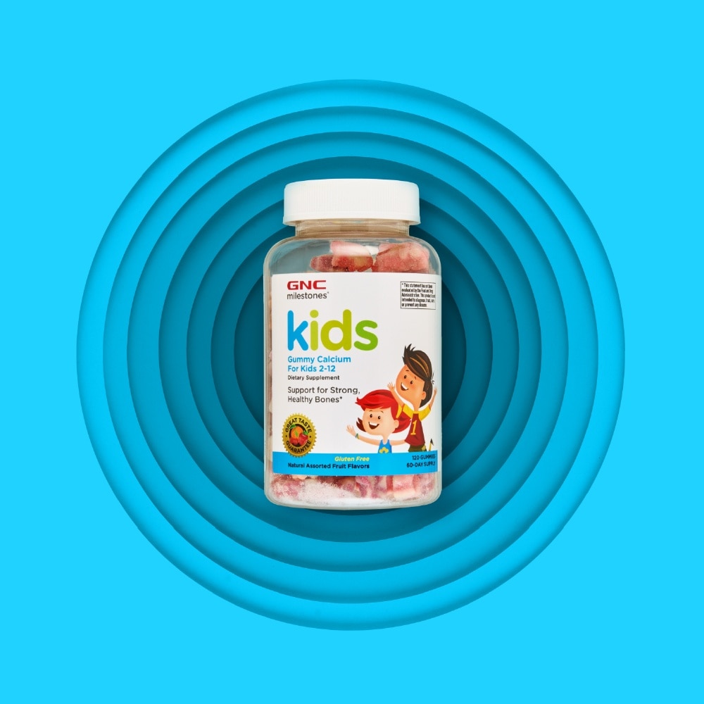 Milestones® Kids 2-12 Gummy Calcium Natural Assorted Fruit Flavors 120s