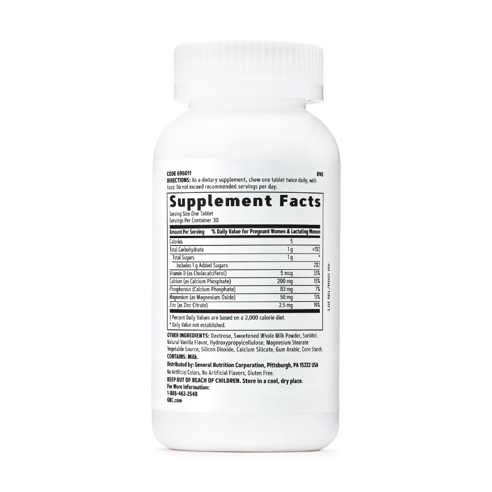 Women's Milk Calcium Prenatal Chewable Tablet Vanilla Milkshake Flavour 30s