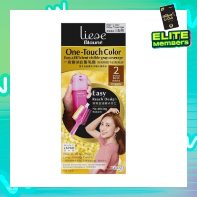 LIESE Blaune One-Touch Color Bronza Brown (Visible Gray Hair Coverage) 1s