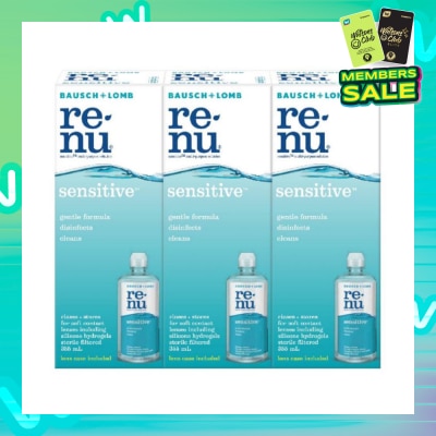 BAUSCH + LOMB renu® sensitive™ Multi-Purpose Solution 355ml Triple Pack