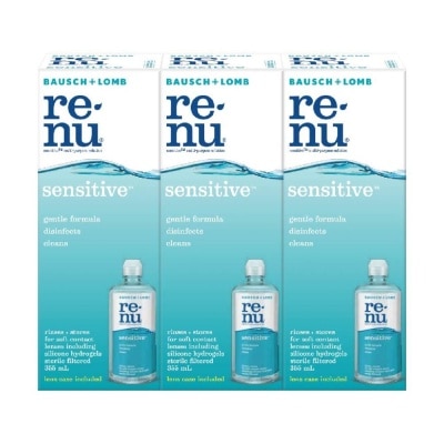 BAUSCH + LOMB renu® sensitive™ Multi-Purpose Solution 355ml Triple Pack