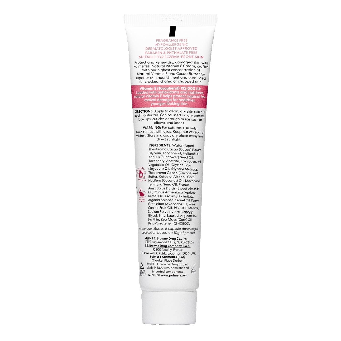 Natural Vitamin E Cream 60g