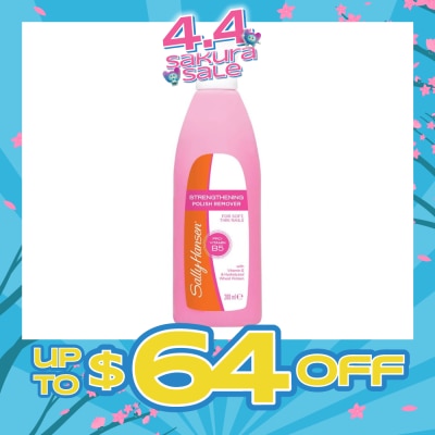 SALLY HANSEN - Strengthening Polish Remover (For Soft, Thin Nails) 200ml