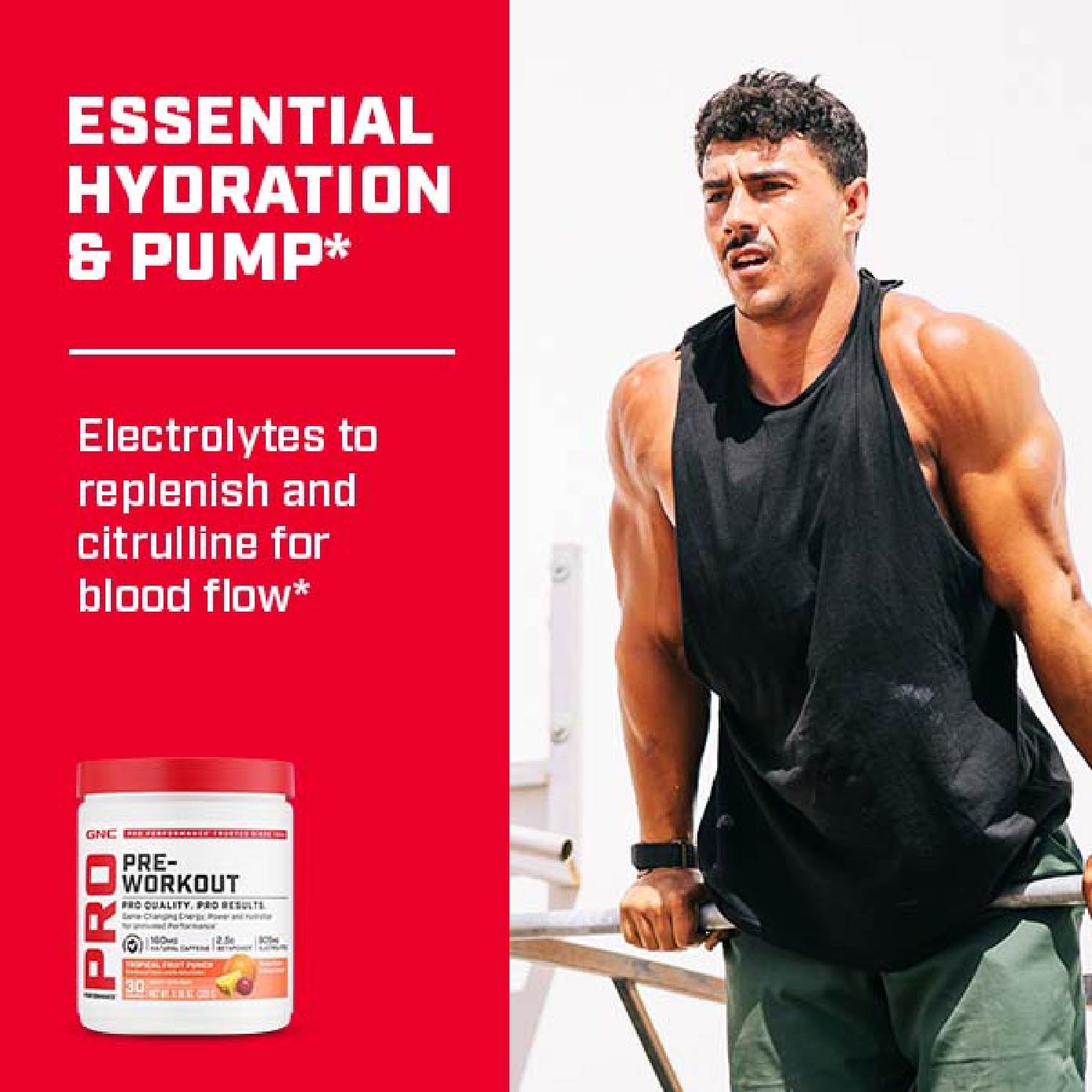 Pro Performance® Pre-Workout Fruit Punch 327g