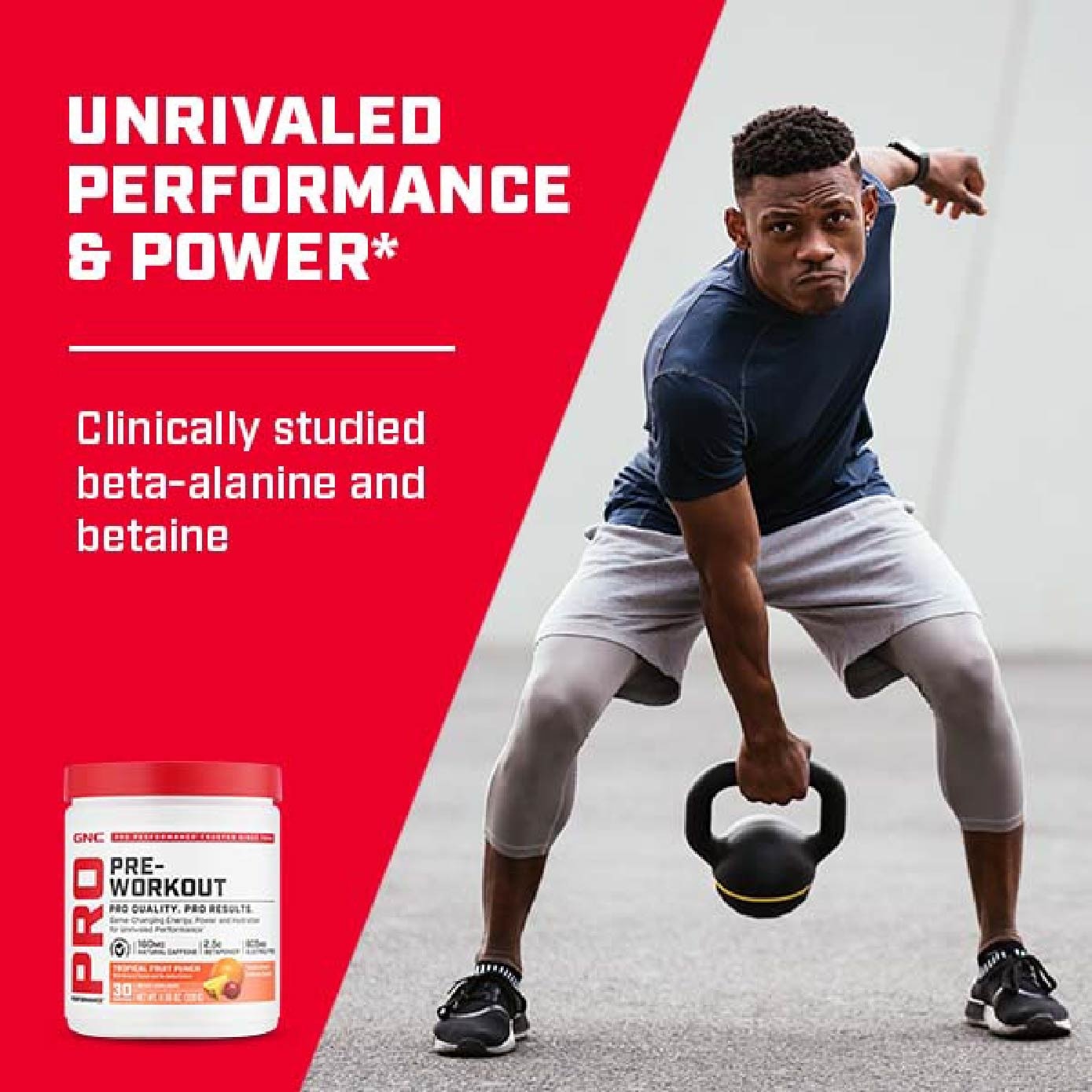 Pro Performance® Pre-Workout Fruit Punch 327g