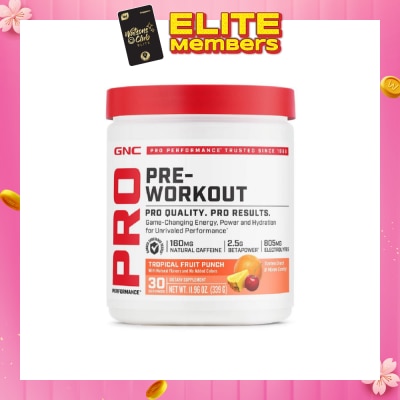 GNC Pro Performance® Pre-Workout Fruit Punch 339g&nbsp;(Expiry: Aug`2026)