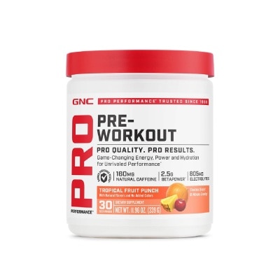 GNC Pro Performance® Pre-Workout Fruit Punch 327g