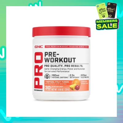 GNC Pro Performance® Pre-Workout Fruit Punch 327g