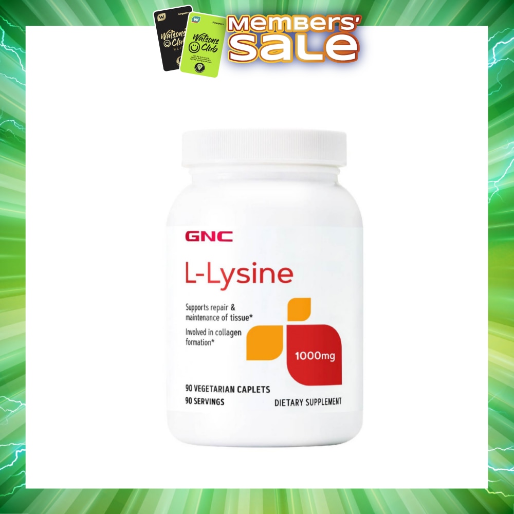 L-Lysine 1000mg Tablet Vegetarian 90s