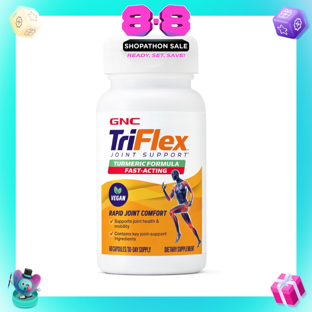 TriFlex Joint Support Turmeric Formula Fast-Acting Vegan Capsule 60s