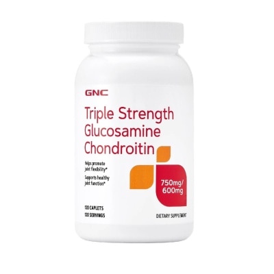 GNC Triple Strength Glucosamine Chondroitin Caplet 120s