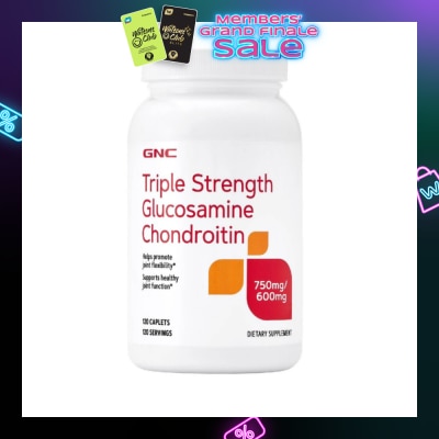 GNC Triple Strength Glucosamine Chondroitin Caplet 120s