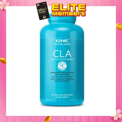 GNC Total Lean® CLA Softgel 180s (Expiry: Sep`2026)