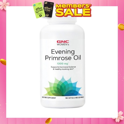 GNC Women's Evening Primrose Oil 1300mg Softgel 180s