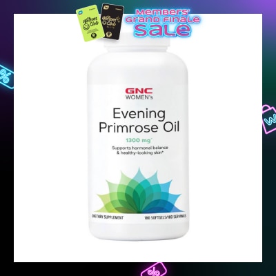 GNC Women's Evening Primrose Oil 1300mg Softgel 180s