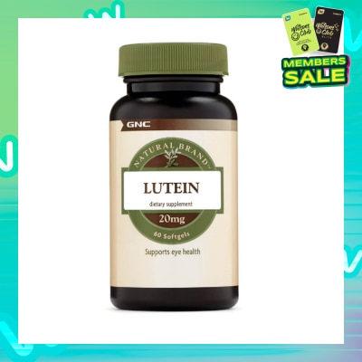 GNC Natural Brand™ Lutein 20mg Capsule 60s (Expiry: Jan`2026)