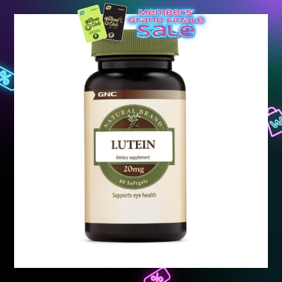 GNC Natural Brand™ Lutein 20mg Capsule 60s (Expiry: Jan`2026)