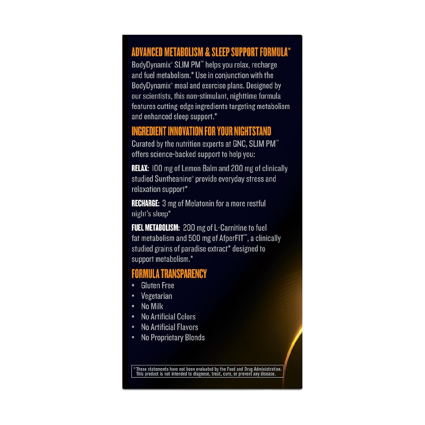 Slim PM Metabolism Support Capsule 60s