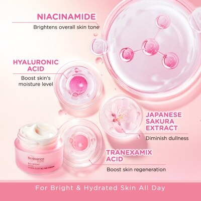 BIO ESSENCE Bio-Bright Sakura Hydra Glow All Day Cream 30g | Face
