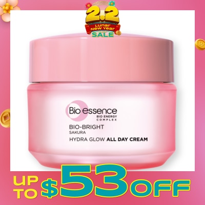 BIO ESSENCE Bio-Bright Sakura Hydra Glow All Day Cream 30g