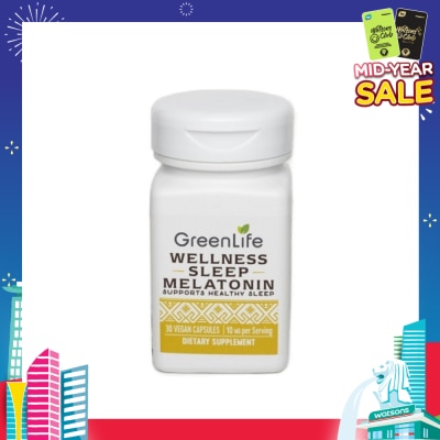 GREENLIFE Wellness Sleep Melatonin 10mg 30 Pieces