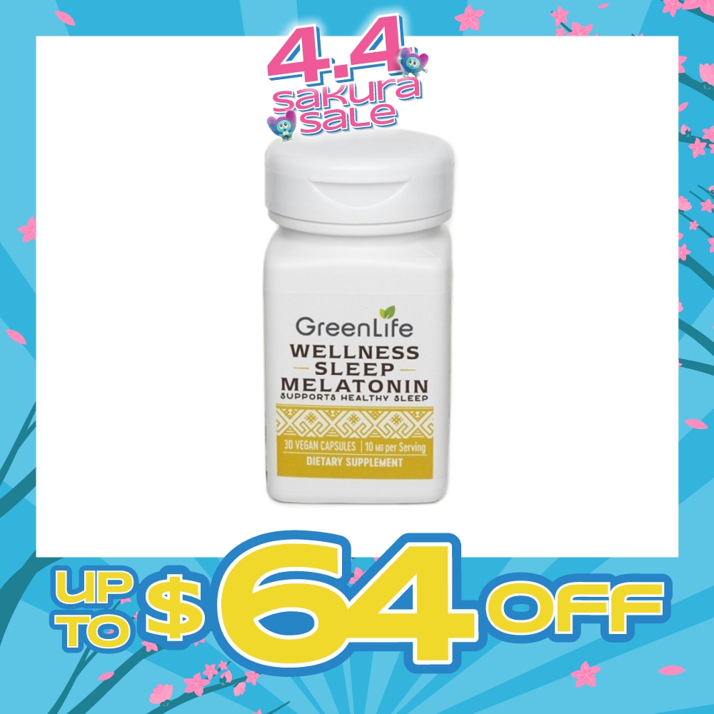 Wellness Sleep Melatonin 10mg 30 Pieces