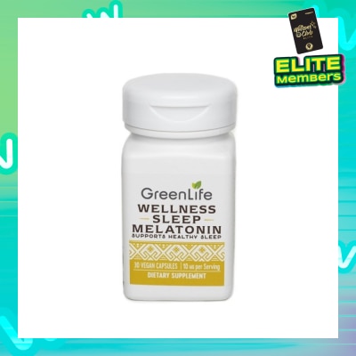 GREENLIFE Wellness Sleep Melatonin 10mg 30 Pieces
