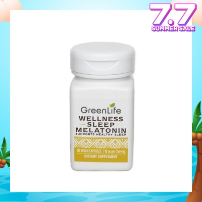 GREENLIFE Wellness Sleep Melatonin 10mg 30 Pieces