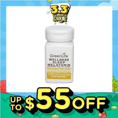 GREENLIFE Wellness Sleep Melatonin 10mg 30 Pieces