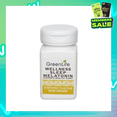 GREENLIFE Wellness Sleep Melatonin 10mg 30 Pieces