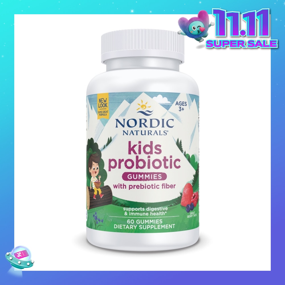Kids Nordic Flora Probiotic Gummies 60s