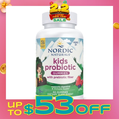 NORDIC NATURALS Kids Nordic Flora Probiotic Gummies 60s