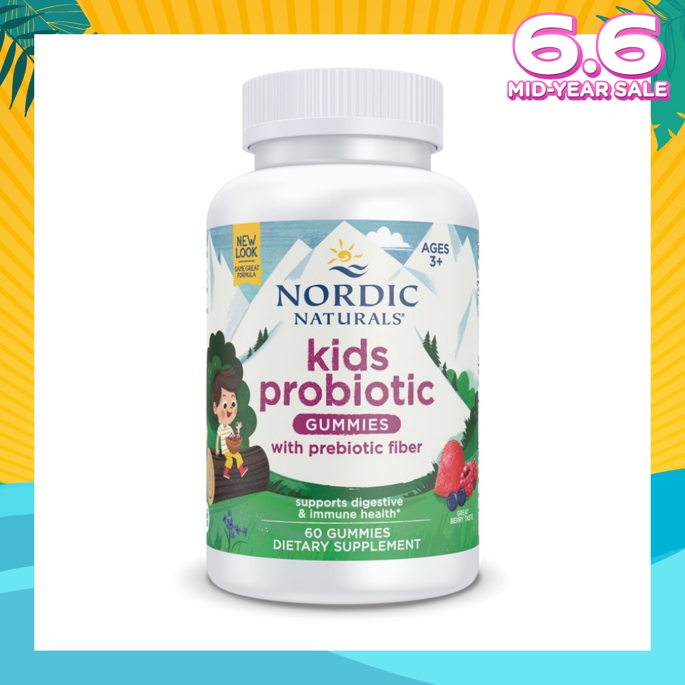 Kids Nordic Flora Probiotic Gummies 60s