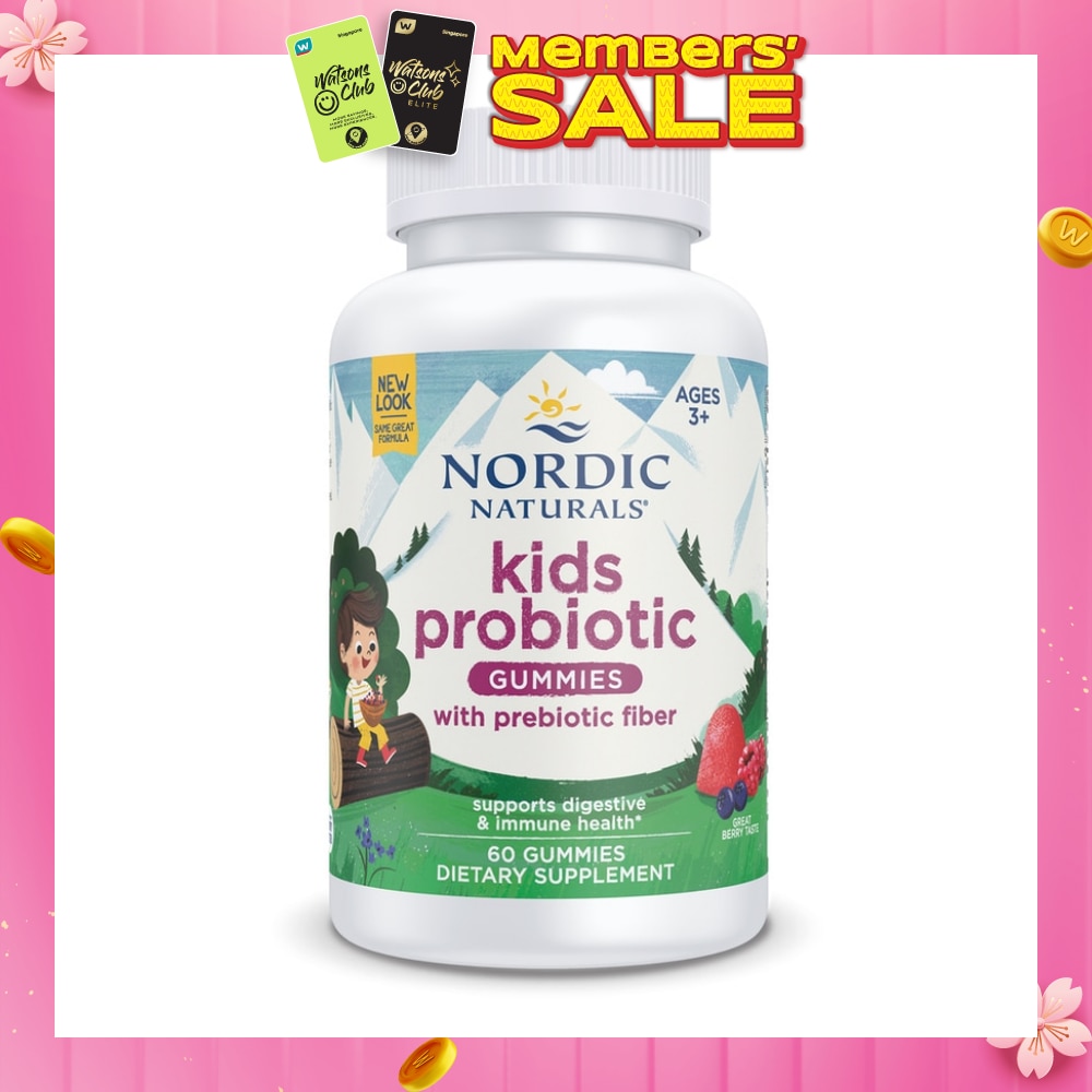 Kids Nordic Flora Probiotic Gummies 60s