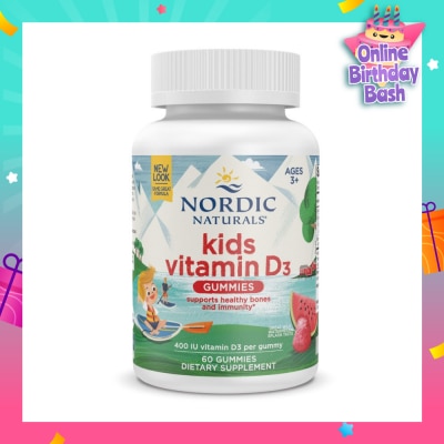 NORDIC NATURALS Vitamin D3 Kids Gummies 60s