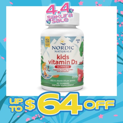 NORDIC NATURALS - Vitamin D3 Kids Gummies 60s
