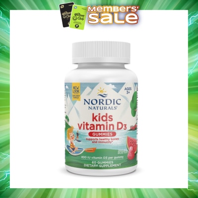 NORDIC NATURALS - Vitamin D3 Kids Gummies 60s