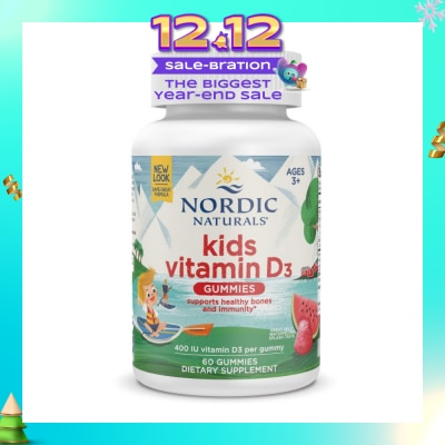 NORDIC NATURALS Vitamin D3 Kids Gummies 60s