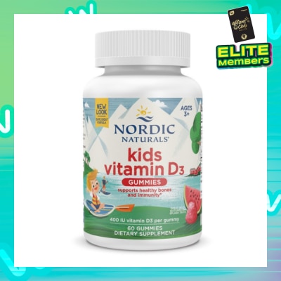 NORDIC NATURALS Vitamin D3 Kids Gummies 60s