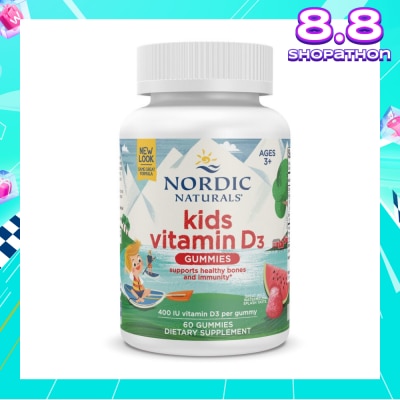 NORDIC NATURALS Vitamin D3 Kids Gummies 60s