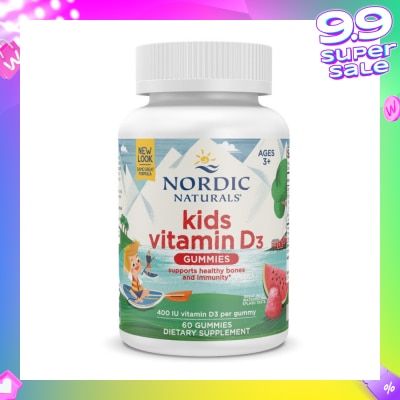 NORDIC NATURALS Vitamin D3 Kids Gummies 60s