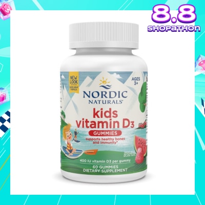 NORDIC NATURALS Vitamin D3 Kids Gummies 60s