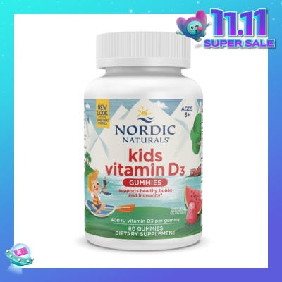 NORDIC NATURALS Vitamin D3 Kids Gummies 60s