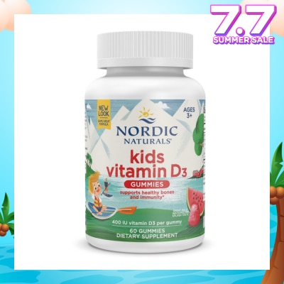 NORDIC NATURALS Vitamin D3 Kids Gummies 60s