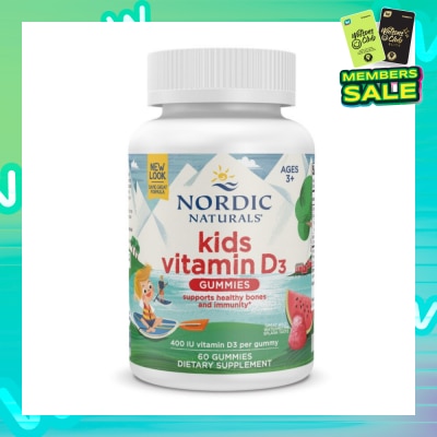 NORDIC NATURALS Vitamin D3 Kids Gummies 60s