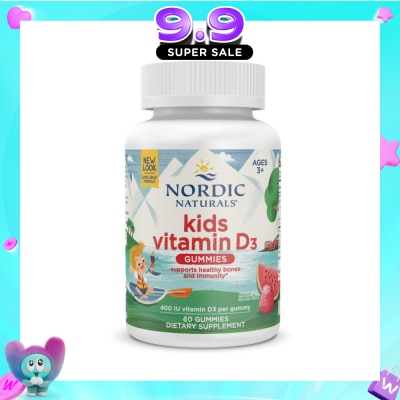 NORDIC NATURALS - Vitamin D3 Kids Gummies 60s image