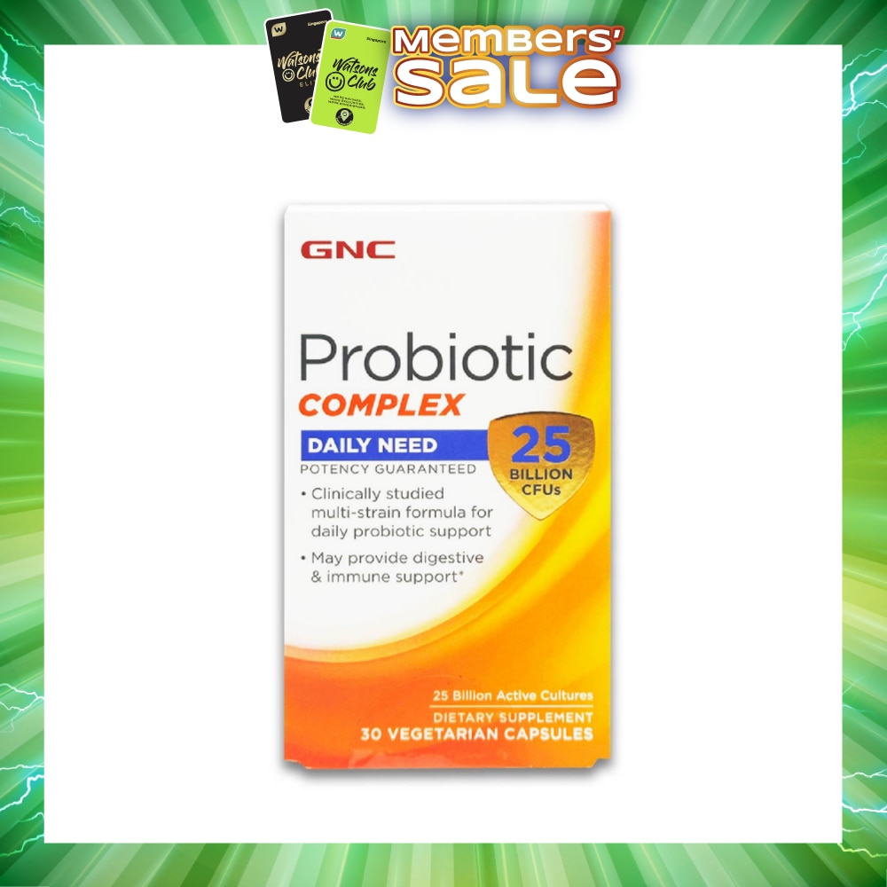 Probiotic Complex Daily Need 25B CFUs Capsule Vegetarian 30s (Expiry: Mar`2027)