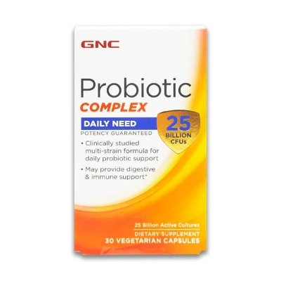 GNC Probiotic Complex Daily Need 25B CFUs Capsule Vegetarian 30s