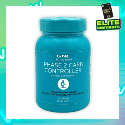 GNC Total Lean® Phase 2 Carb Controller Capsule 120s (Expiry: Jan`2026)