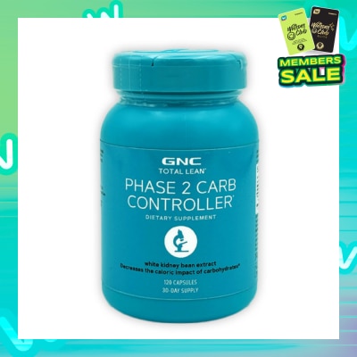 GNC Total Lean® Phase 2 Carb Controller Capsule 120s (Expiry: Jan`2026)